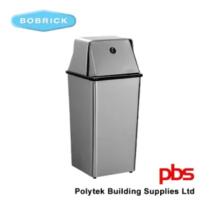 BOBRICK B2250 13gal. (49.2-L) Floor-Standing Waste Receptacle with Top