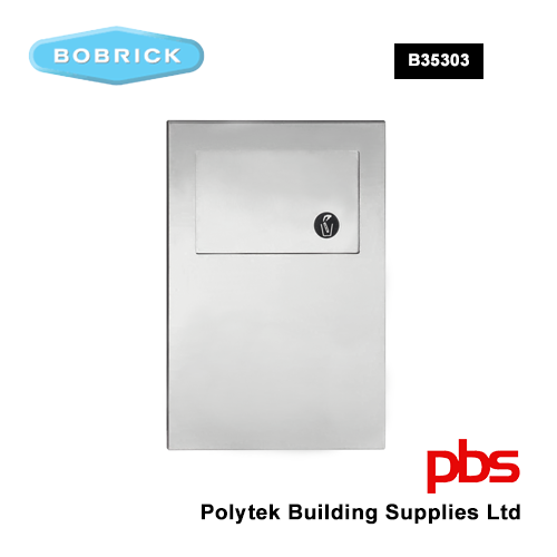 BOBRICK B35303 Recessed Sanitary Napkin Disposal - Image 2