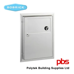 BOBRICK B354 Partition-Mounted Sanitary Napkin Disposal