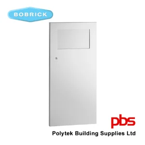 BOBRICK B35633 Recessed Waste Receptacle with Disposal Door