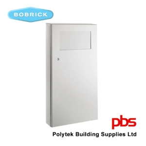 BOBRICK B35639 Surface-Mounted Waste Receptacle with Disposal Door