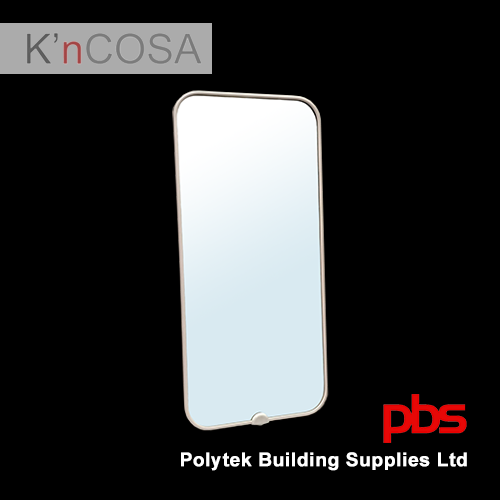 KNCOSA PBS-M-007L Glass Mirror with Plastic Frame