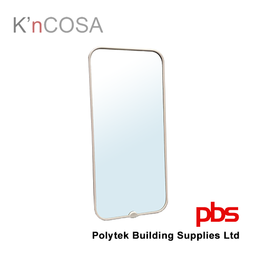 KNCOSA PBS-M-007L Glass Mirror with Plastic Frame - Image 2