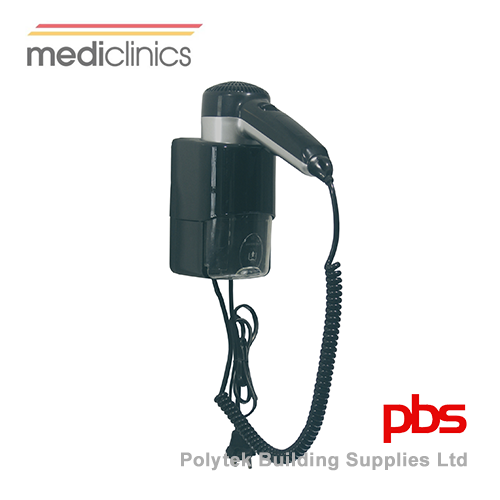 MEDICLINICS SC0030CS Individual Use Push-button Hair Dryer