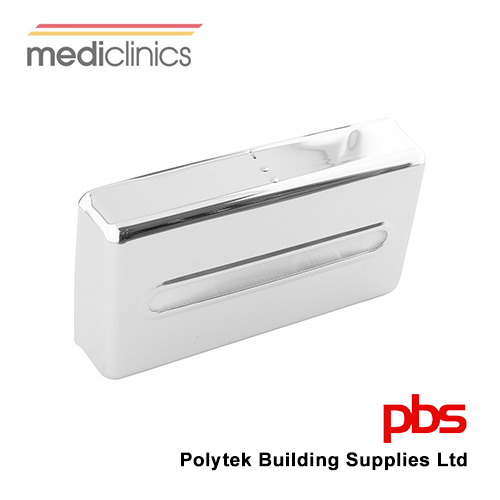 MEDICLINICS AC0083C Chrome-Plated Brass Tissue Dispenser