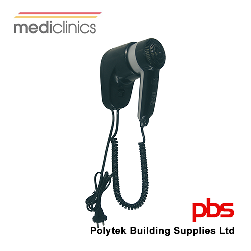 MEDICLINICS SC0010CS Individual Use Push-button Hair Dryer