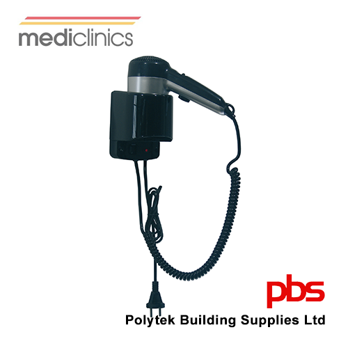 MEDICLINICS SC0020CS Individual Use Push-button Hair Dryer